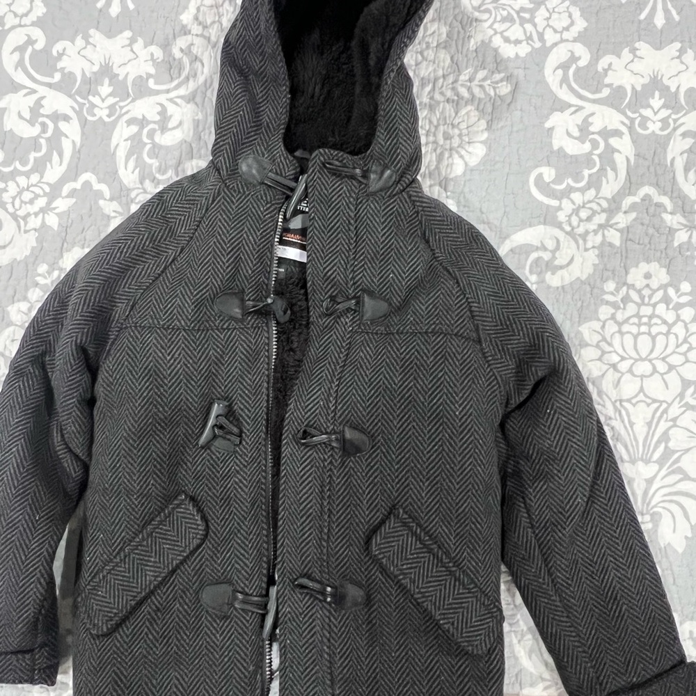 Children's Herringbone Toggle Coat